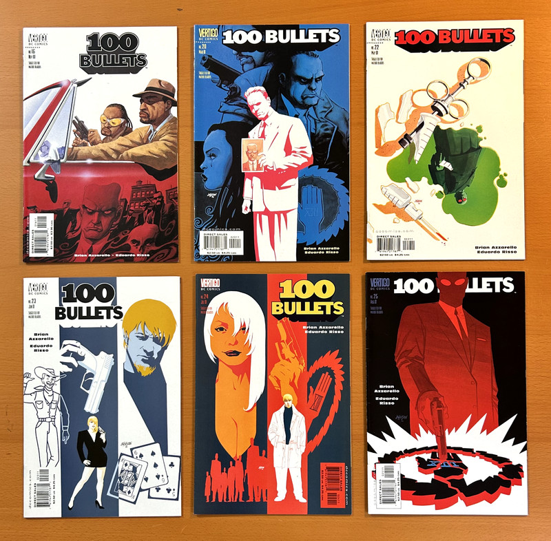 100 Bullets #16, 17, 18, 19, 20, 21, 22 up to #54 (DC Vertigo 2000) 34 x comics