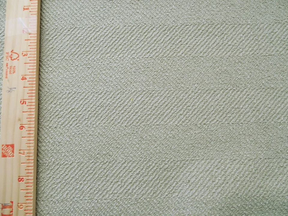 VALDESE JUMPER HERRINGBONE CHENILLE RAYON FABRIC PEWTER GRAY $9.99/YD BTY - Image 3 of 4