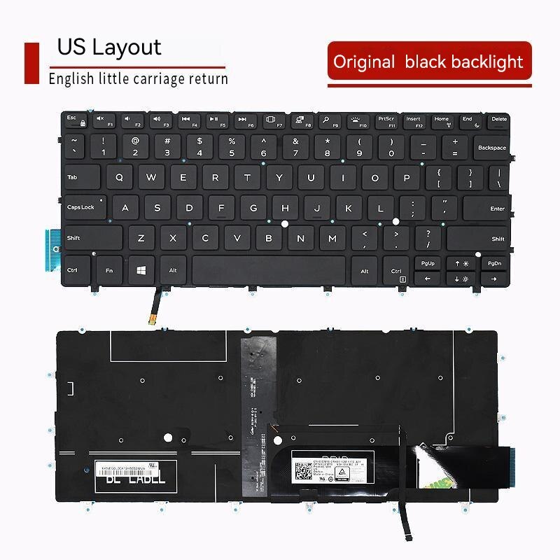 Laptop Keyboard for Dell XPS13 9305 9370 9380 13-9370 13-9380 P82G