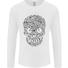 Bicicletta Teschio Ciclisti Divertente Bicicletta Uomo Maniche