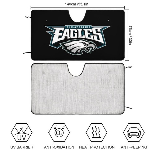 Philadelphia Eagles Car Windshield Sunshade Car Accessories Car Sunshade - Picture 7 of 16