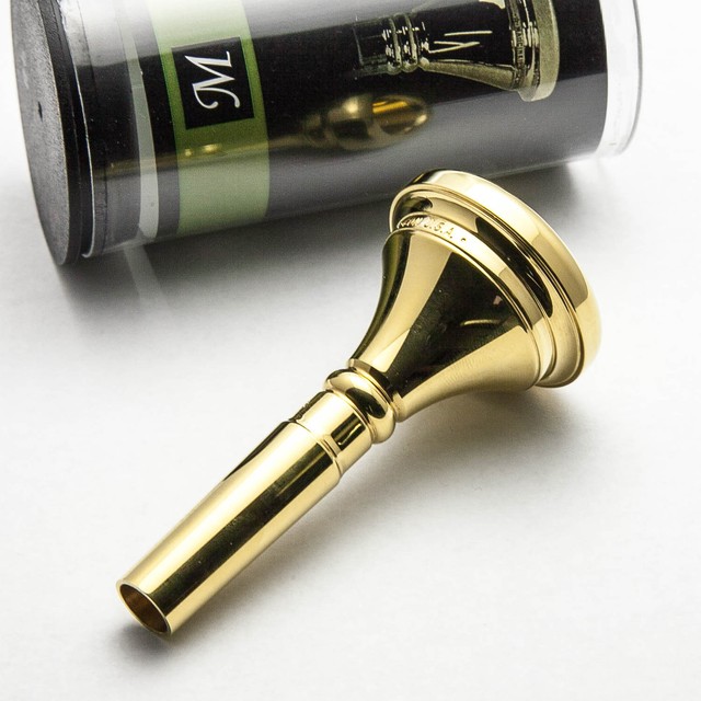 Genuine Marcinkiewicz 7c Small Shank 24k Gold Trombone Mouthpiece for
