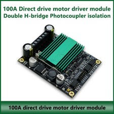 High Power 100A DC Motor Drive Module Motor Speed Control Dual Channel H-bridge-