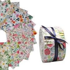 Jelly Roll Fabric Strips 2.5" Precut Cotton Quilt Strips 42 Pcs Patchwork