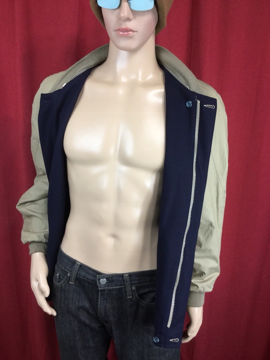 vintage 70s LAKELAND WOOL lined CLICKER Hong Kong Windbreaker Car