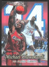 1998-99 Flair Showcase Row 2 Passion Michael Olowokandi #23