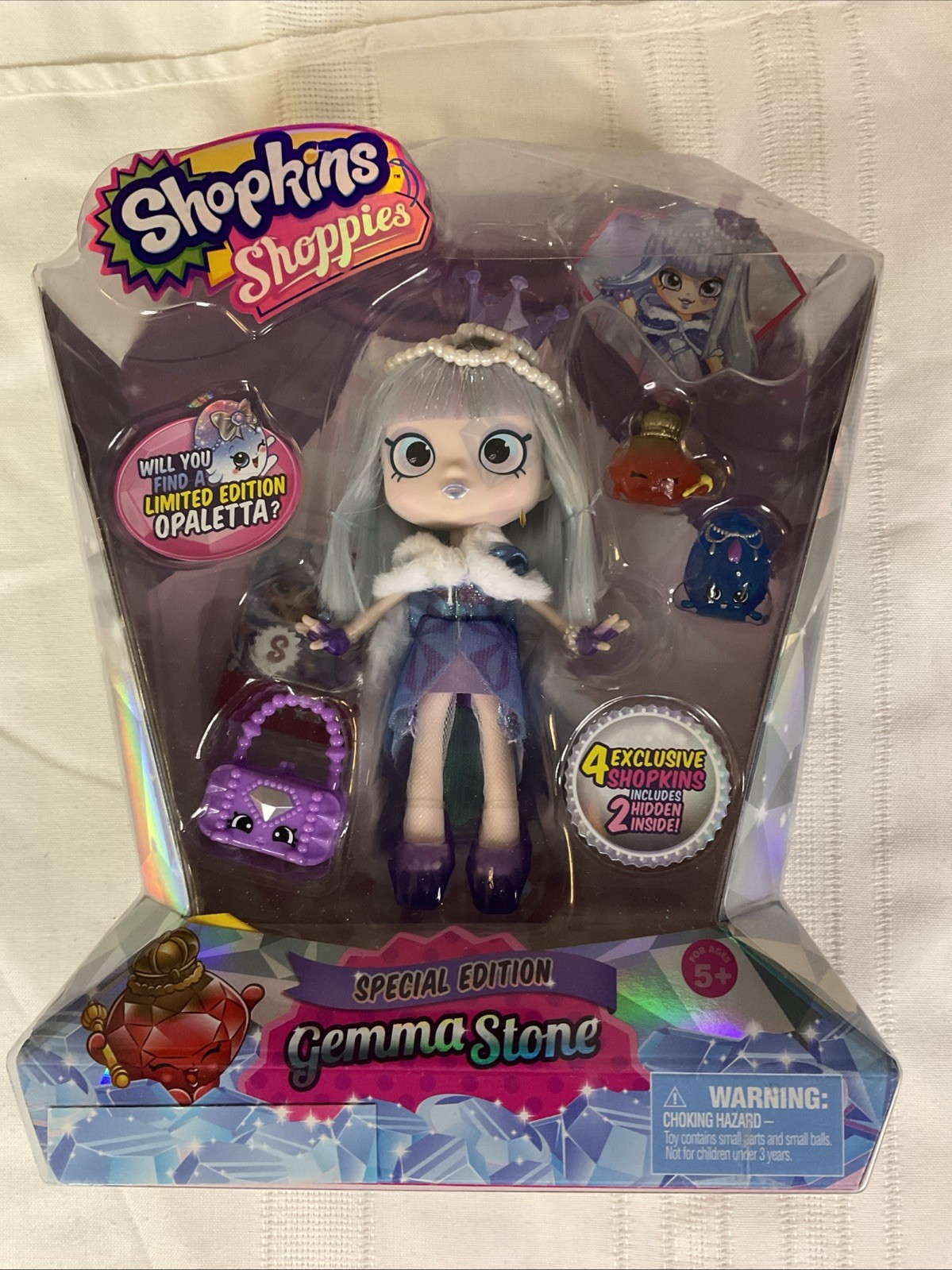 New Shopkins Shoppies SPECIAL EDITION Gemma Stone Doll Exclu