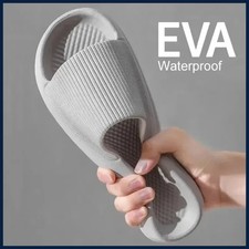 Non-slip EVA Soft Sole Massage Shower Shoes for Women Men Couples Waterproof
