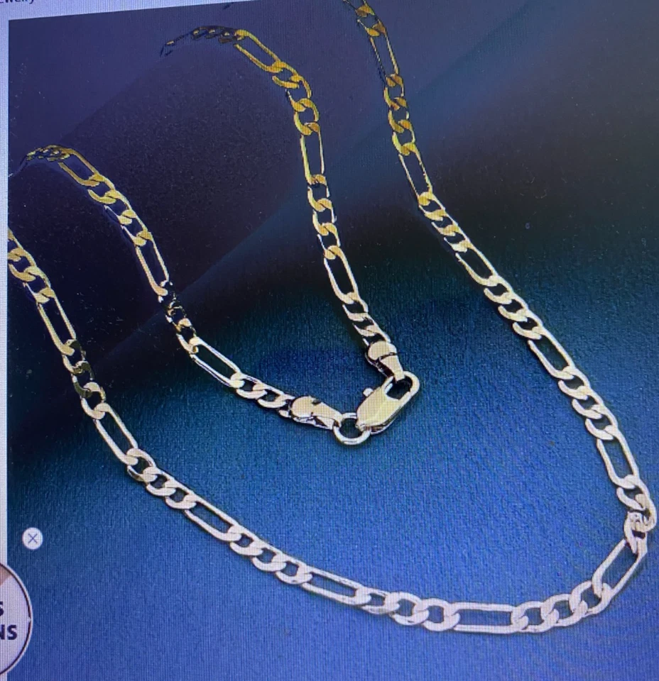 10k GOLD CHAIN--GOLD made IN ITALY UNISEX -20'' - Image 3 of 4