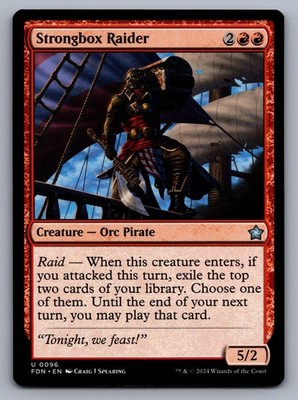Strongbox Raider 96 Uncommon Foundations Magic: The Gathering Near Mint