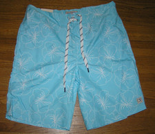Ocean Pacific Mens Board Shorts 10" Inseam Swim Trunks OP Medium 32-34