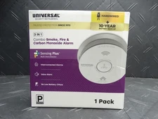 Universal 3 in 1, Smoke & Carbon Monoxide Alarm with Voice Alert