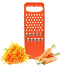 KOREAN CARROT GRATER SALAD - Orange - GRATER SLICER - Chopper Vegetable - Kni...