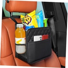 FrgKbTm 2Pack Car Seat Back Organizer, Waterproof Car Backseat Black C x2