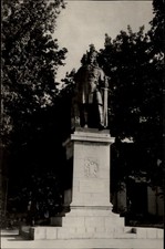 RPPC Statue of Stephen the Great Suceava Romania vintage postcard r511