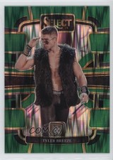 2024 Panini Select WWE Concourse Green Flash Prizm Tyler Breeze #95 1ar2