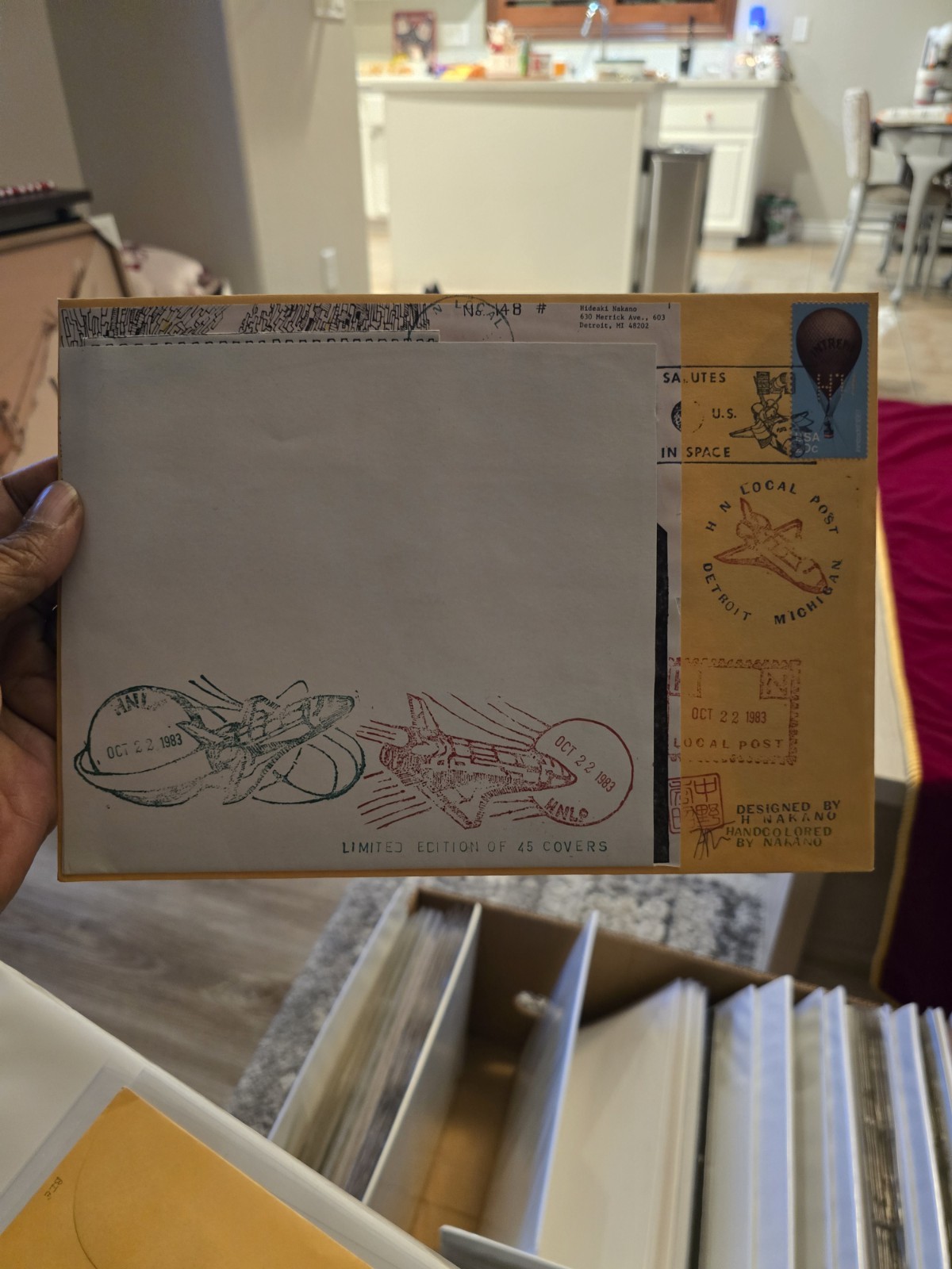 Rare: U.S In Space PopUp #148 1983 Limited Edition Cache cover by Hideaki Nakano