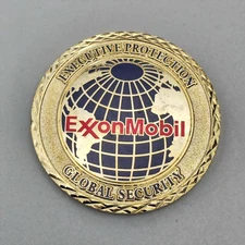 Exonmobil Executive Protection Global Security Challenge Coin