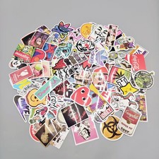 100PCS Skateboard Stickers Bomb Vinyl Laptop Luggage Decals Dope Sticker US