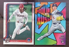 2025 Topps Chrome Baseball: BASE + INSERTS + AUTOS  U Pick, 50 Cent Shipping