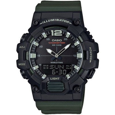 Uhr CASIO ILLUMINATOR HDC-700-3AVEF Silikon Grun Schwarz Chrono Timer