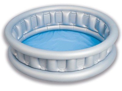 Quick-Up-Pool rund 1,52 m x 0,43 m Pool Planschbecken Kinderpool Raumschiff