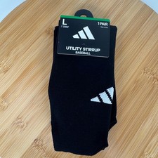 Adidas Utility Stirrup Baseball Socks Black White L 1 Pair AEROREADY