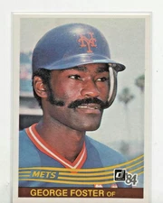 1984 Donruss MLB Baseball #312 George Foster New York Mets