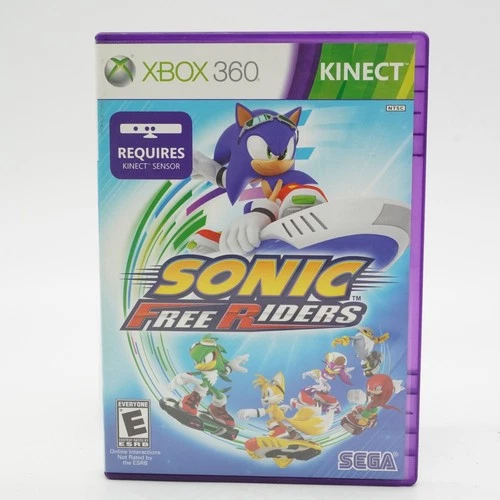 Sonic Free Riders (Microsoft Xbox 360, 2010) - Complete CIB Tested!!