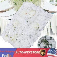 23" x 15" Silk Artificial Hydrangea Flower Wall Panels Wedding Decoration 6Pcs