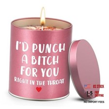 Christmas Birthday Gifts for Women Scented Candle, Valentines Day Rose Gold