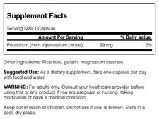 Swanson Potassium Citrate, Mineral Supp for Energy Production, 99 mg/ 120 Caps