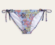 Boden Symi String Bikini Bottom US 12 Blue Blizzard Swim NEW. 996