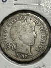1908-s Barber Dime, Better Date, 99c Shipping Offer