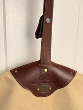 Colonel Littleton - No. 7 Garment Bag - Cotton Canvas & Leather Trim - USA Made