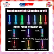 13 in 1 Car USB Night Light Touch Dimmable LED Filament Lamp, USB Interior Car L