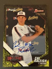 2014 Bowman - Cal Raleigh Baseball Factory Auto /199 Under Armour On Card Auto!