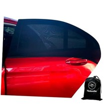 Car Rear Side Window Sunshade -2 Pack,Mesh Baby sedans car Curved/M 42" 27.5"