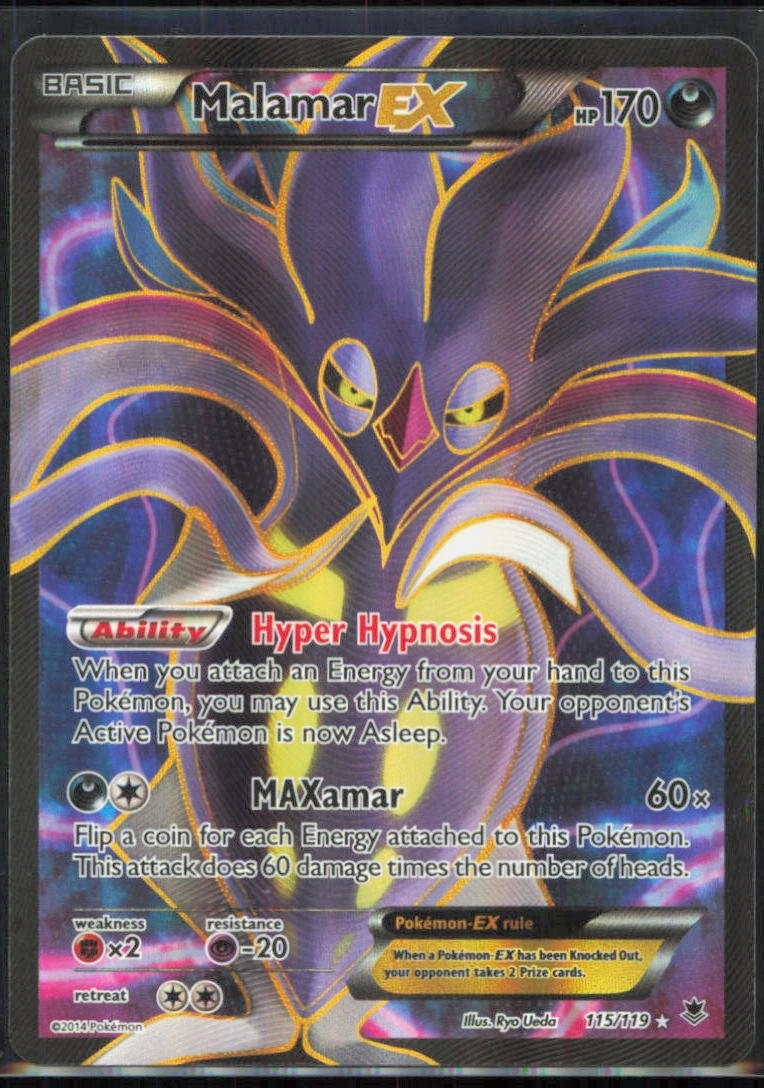 Malamar EX (115 Full Art) Ultra Rare XY - Phantom Forces #115/119 [Near Mint] Po