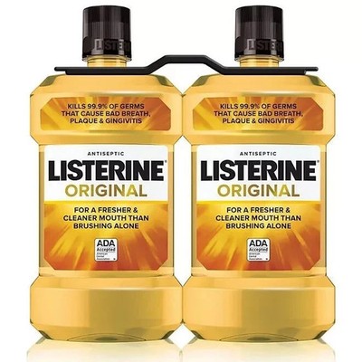 Listerine Antiseptic Mouthwash, Original (1.5L, 2 Pk.) FREE SHIPPING