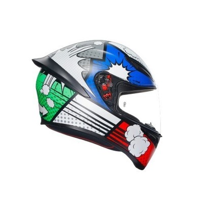 AGV INTEGRALHELM K1 K1-S E2206 - BANG MATT ITALY/BLAU