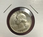 1964 Washington Quarter 90% Silver AU/BU