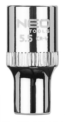 Sechskant Aufsatz 1/4, 5.5 mm, Superlock/5 Stück 08-223