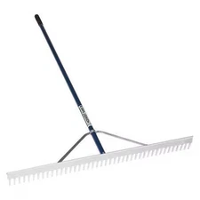 Seymour Midwest 12036Gra 36 In Aluminum Landscape Rake, 42 Tines, 66 In L