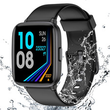 Smart Watch Fitness Tracker Heart Rate Monitor, Large Screen with Pedometer