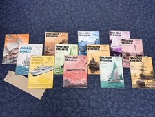 Vintage Model Boats Magazines 1966  All 12 Issues Full Year Good Condition.