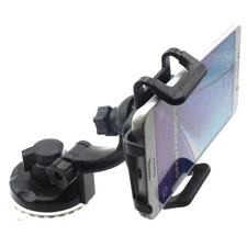 Car Mount Windshield Holder Glass Cradle Swivel Dock Suction for Cell Phones