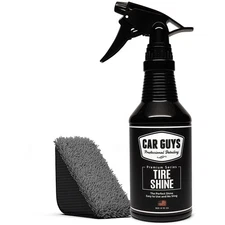 Tire Shine Spray 18oz | High Gloss Non-Greasy UV Protection Quick Dry	