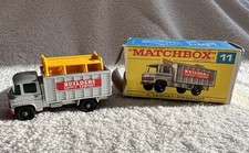 Vintage Lesney Matchbox #11 Mercedes-Benz Scaffolding Truck 1969 w/Box