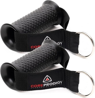 Core Prodigy Heavy Duty Exercise Handles - Grip Attachments for Cable 5.75 x2.12